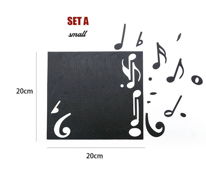 lovielf Music Theme Magnetic Music Note Symbol for Whiteboard for Teacher, Education (Set A)