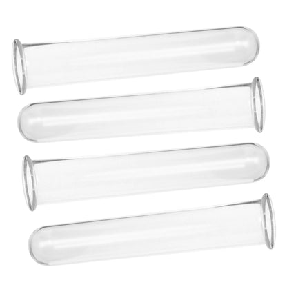 ifundom 4pcs Glass Test Tube Vase Flower Plant Decor for Hydroponic Water Tube Vase Terrarium Decor