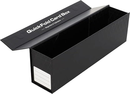 BCW QuickFold® Card Storage Boxes for Magnetics & Toploaders – 9 Pack | Trading Card Holder Box with Magnetic Closure | Easy Fold Assembly for Sports and TCG Cards
