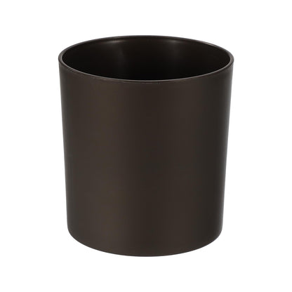 M METERXITY 1-Pack Plastic Plant Pot, 8 Inch Plastic Planter Round Flower Planter Container Flower Pot for Indoor/Outdoor/Garden, Plant Holder [Coffee]