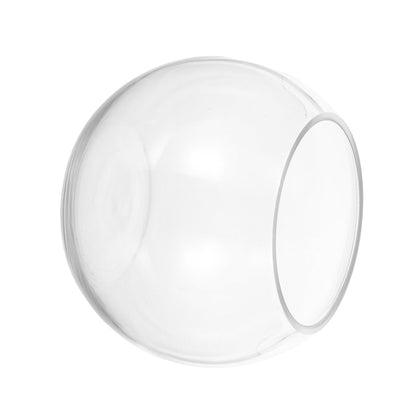 WATIIFUFU Glass Vase Hydroponic Plant Holder 15cm Round Bubble Fish Bowl Terrarium Container for Home Office Desktop Decoration
