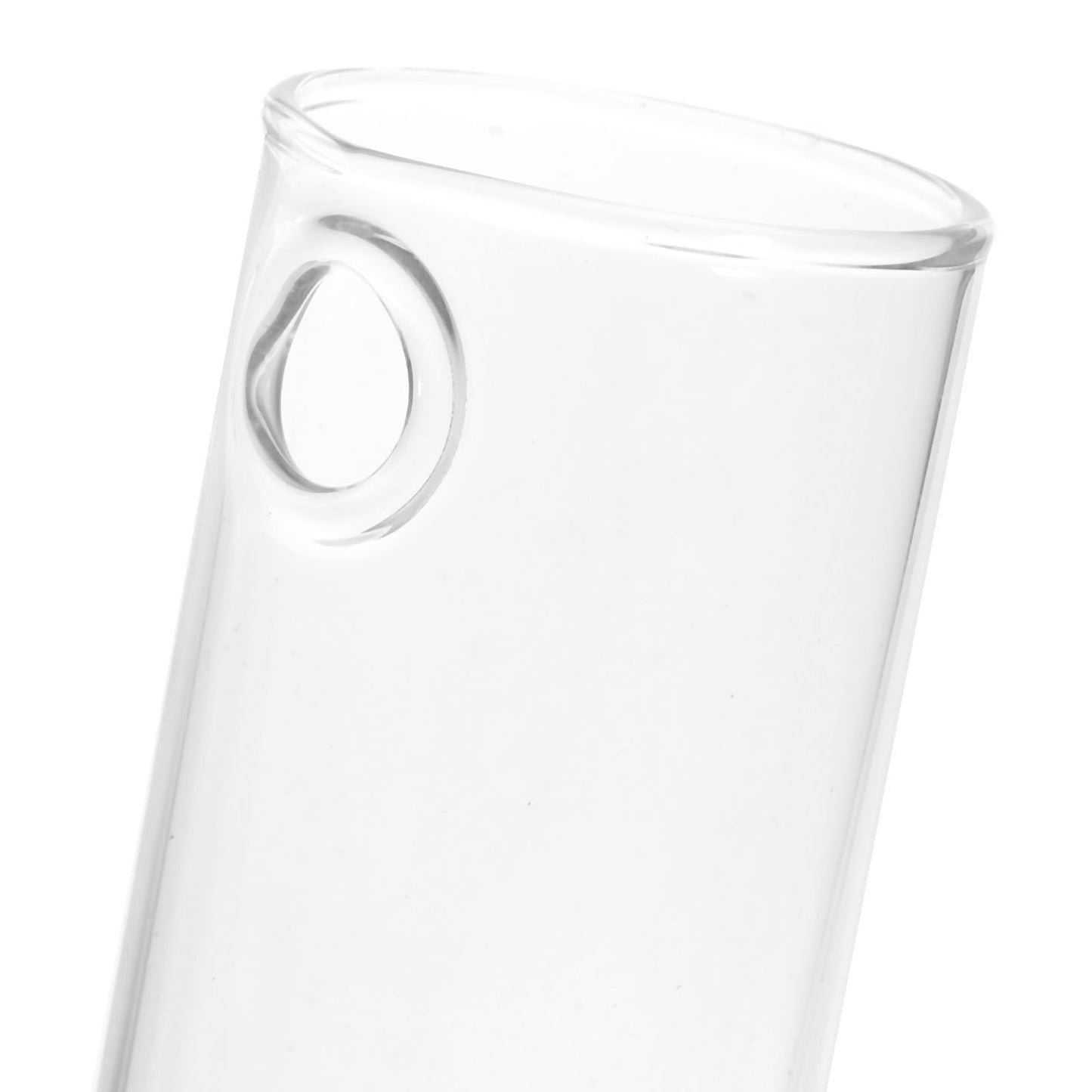 Tofficu Wall-Mounted Glass Flower Vase Set with Cylinder Hydroponic Planter, Tall Glass Plant Terrarium for Balcony Decor and Indoor Wall Display