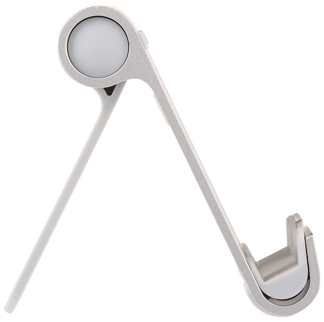 AmazonBasics L6LSH001-CS-R Multi-Angle Portable Stand for Tablets, E-readers and Phones - Silver