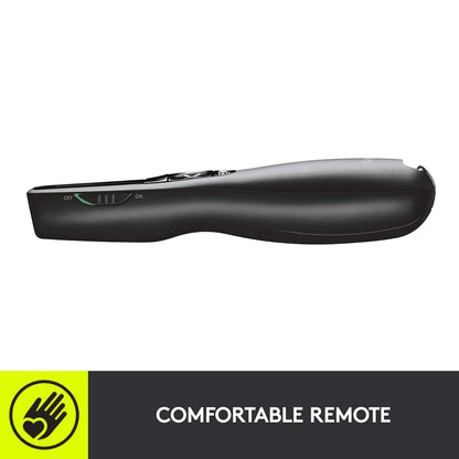 Logitech Wireless Presenter R800, PowerPoint Clicker with Green Laser Pointer, Wireless Presentation Clicker Remote