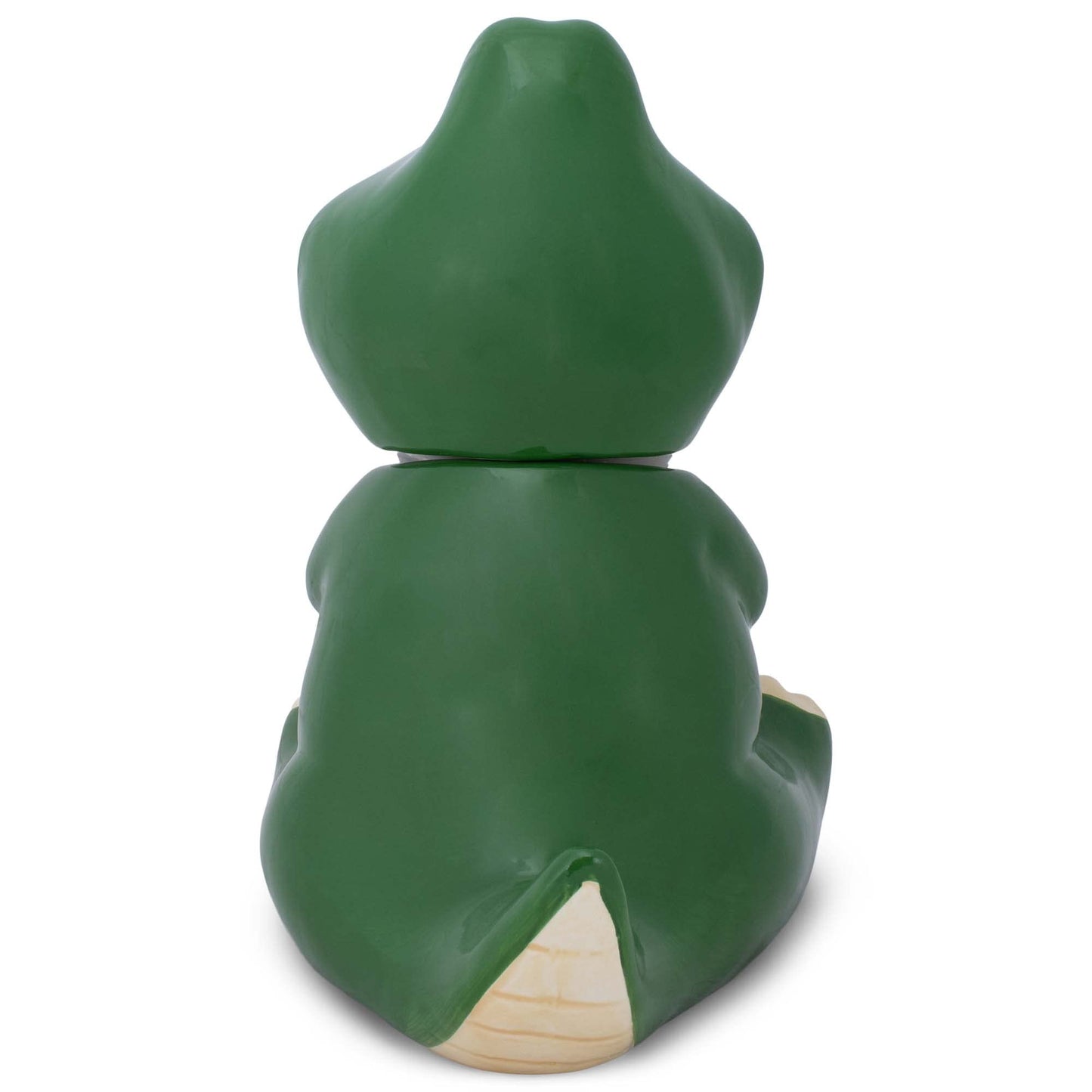 100 North Dolomite Ceramic 10.1 x 8.9 Everyday Cookie & Candy Jar with Airtight Lid: Perfect for Kitchen Canisters, Pet Treat Containers & Decorative Storage, Tyrannosaurus Rex Dinosaur