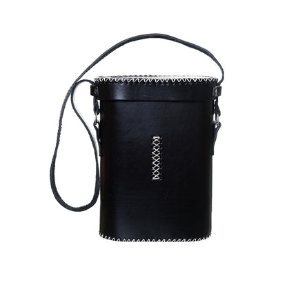 Generic Argentinian Mate Bag Smooth Model for Vacuum Bottle and Mate | Handmade Leather Handbag