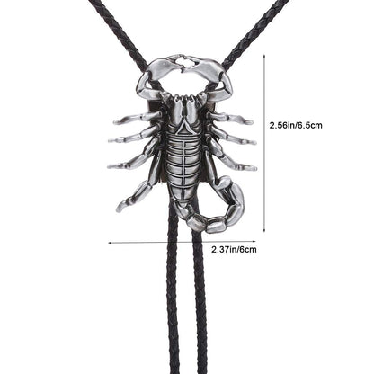 Alloy Scorpion Bolo Tie,Handmade Classic Fashion Mens Fashion Necklace…
