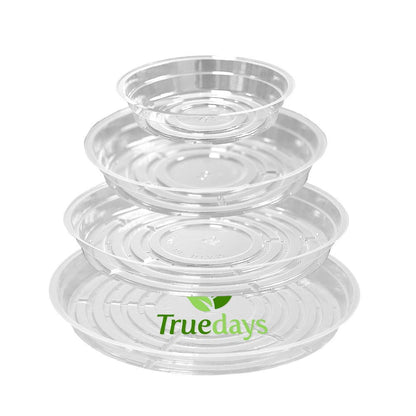 TRUEDAYS Garden Pots Set Orchid Pots with Drainage Holes for Indoor Outdoor Live Plants