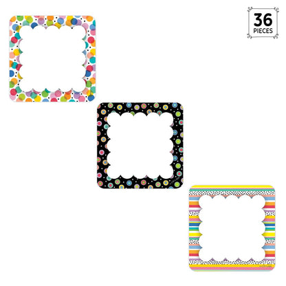 CTP Core Decor Pattern Play Cards 3 Inch Designer Cut-Outs Classroom Accents (Creative Teaching Press 11140)