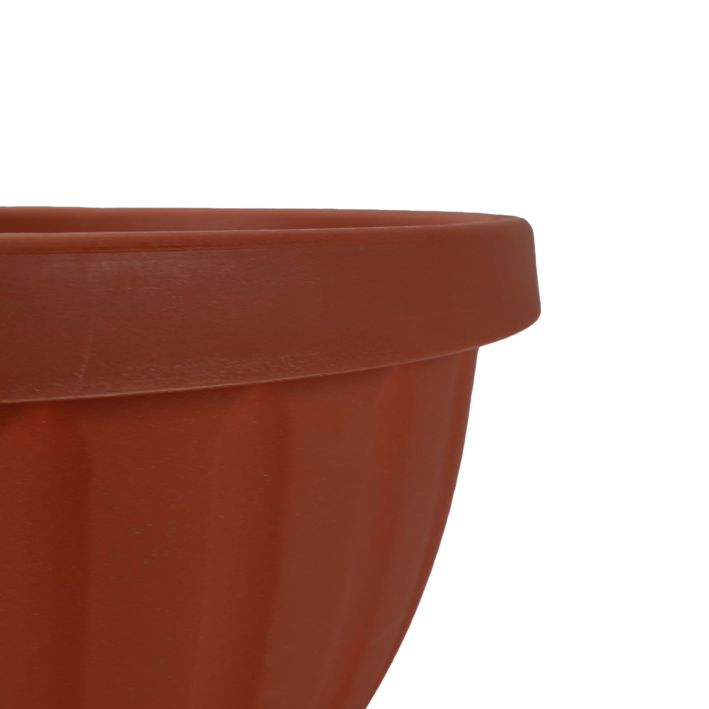 The HC Companies 12 Inch Terra Roma Hanging Planter for Indoor Plants - Round Plant Hanging Basket with Drainage Hole, Clay (Pack of 2)