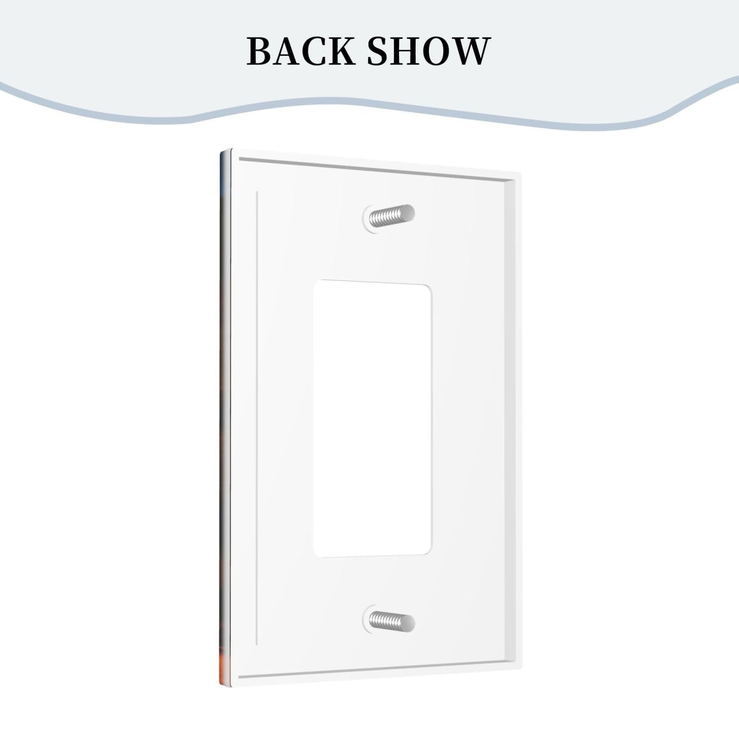 HLCoChT Decorative Art Light Switch Covers Pumpkin - lit Halloween Eve Switch Plate 1 Gang Rocker Outlet Decorative Switch plate Faceplate GFCI Light Switch Covers
