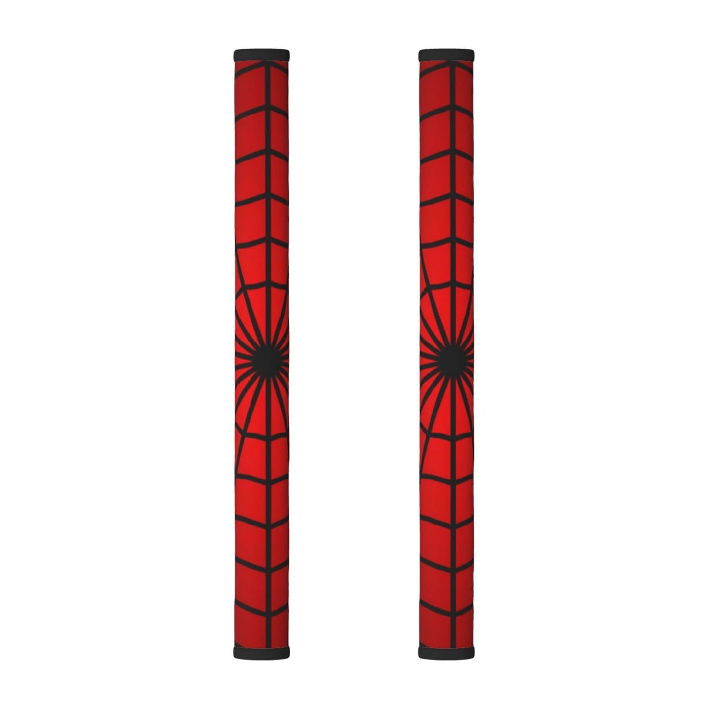 Cotsena Red Spider Web Refrigerator Door Handle Covers Set of 2 Washable Kitchen Appliance Handle Covers Protector for Fridge Microwave Stove Oven Dishwasher