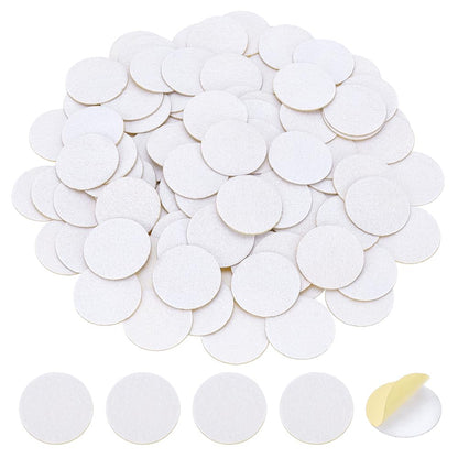 PH PandaHall 200pcs White Felt Circles 1.5 Inch Round Self-Adhesive Felt Pads Craft Stickers for Sewing Handcraft DIY Crafts Halloween Ghost Eyes Home Decor Christmas Ornaments