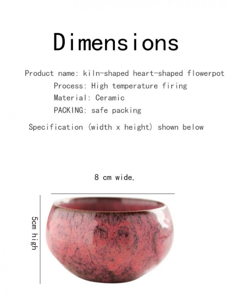 YYW Ceramic Plants Pots 3 Inch Set of 4 Flower Pots with Drainage and Bamboo Tray for Indoor/Outdoor Small House Plants,Foliage Plant (Set 1)
