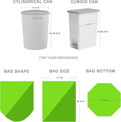 Inwaysin Medium Compostable Trash Bags