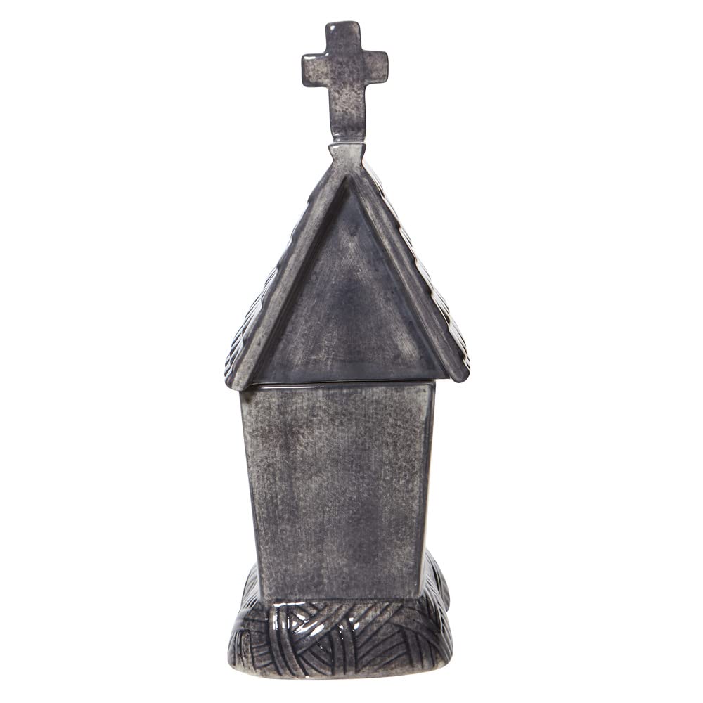 Department 56 Disney Ceramics The Nightmare Before Christmas Zero in Dog House Sculpted Cookie Jar Canister, 13.75 Inch, Multicolor