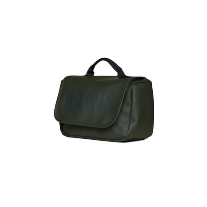 RAINS Texel Wash Bag – Green Waterproof Toiletry Travel Organizer for Men and Women - Wash Bag with Zip Closure and Multiple Compartments – 2 Year Warranty