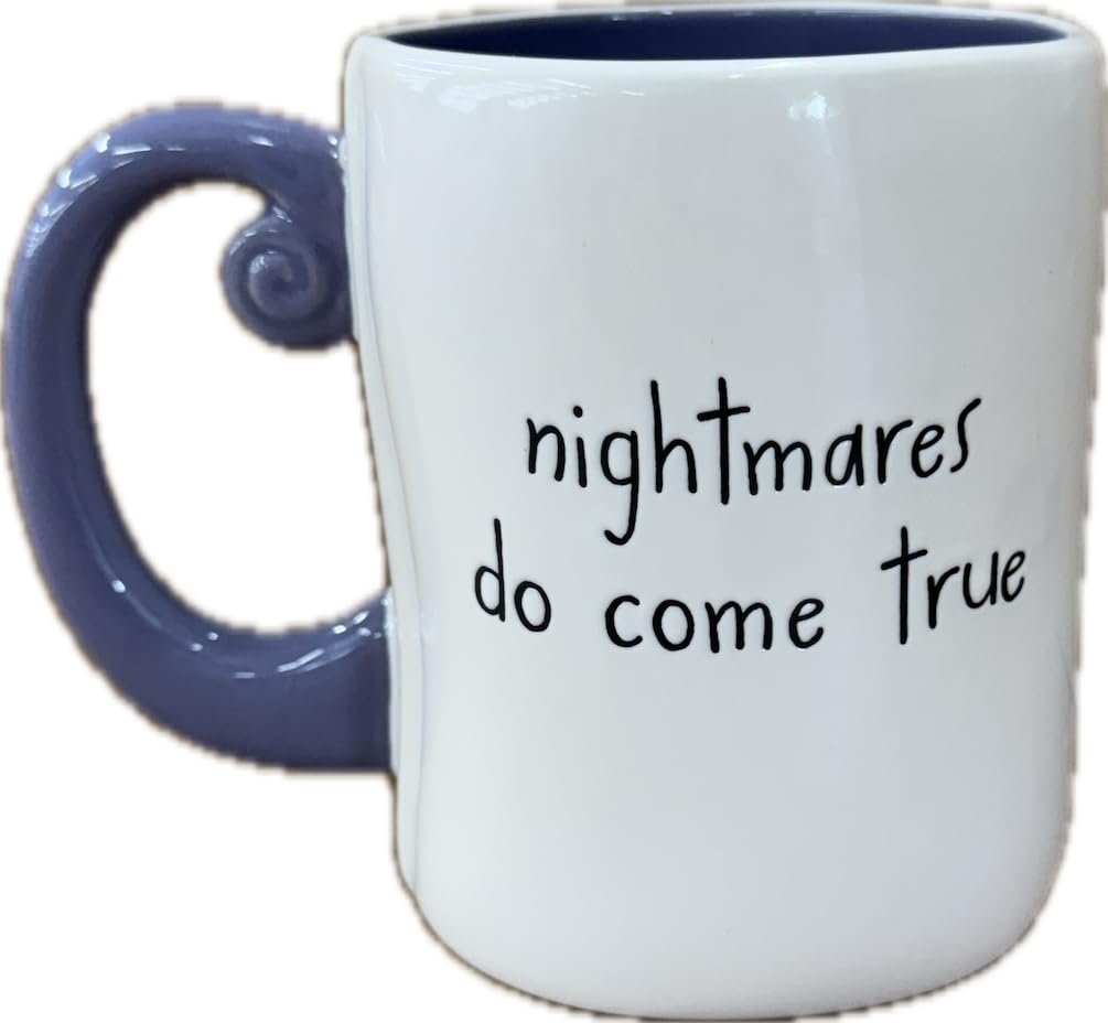 Rae Dunn Halloween Ceramic Coffee Mug - Nightmares Do Come True