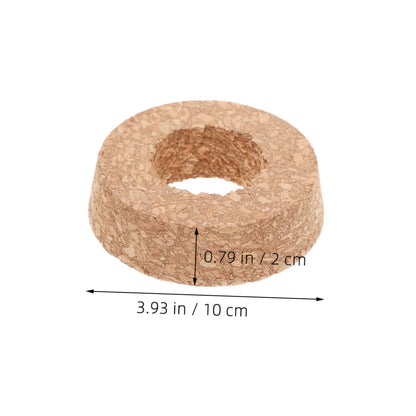 Cabilock 6Pcs Cork Lids for Hydroponic Vases Sustainable Transparent Glass Stoppers for Terrarium and Plant Propagation for Indoor Home Decor Elegant Micro Landscape Display