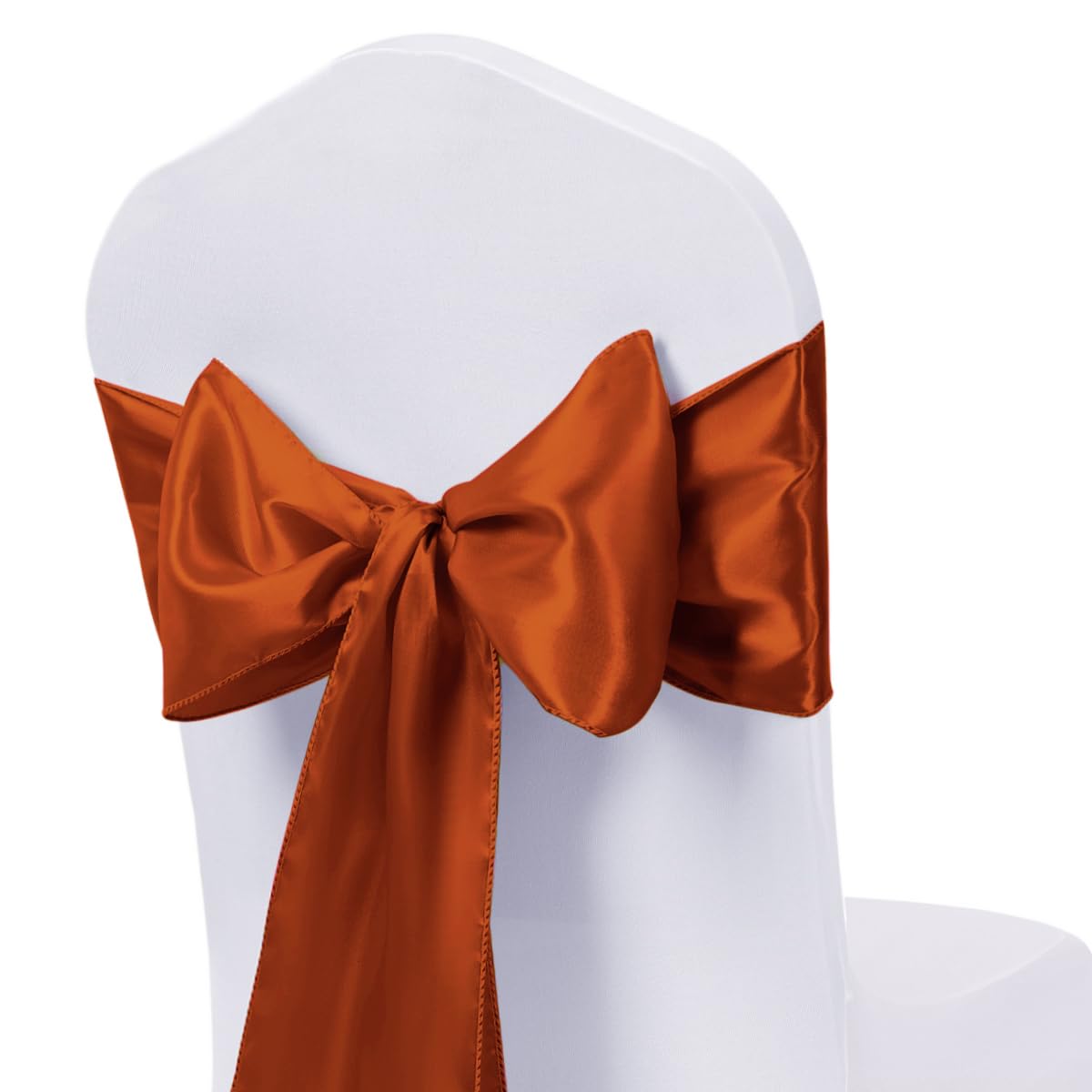 Satin Terracotta Table Runners 10 Pack - Wedding Table Runner 12 x 108 Inches Long for Weddings Party Birthday Halloween Christmas Anniversary Events Decorations