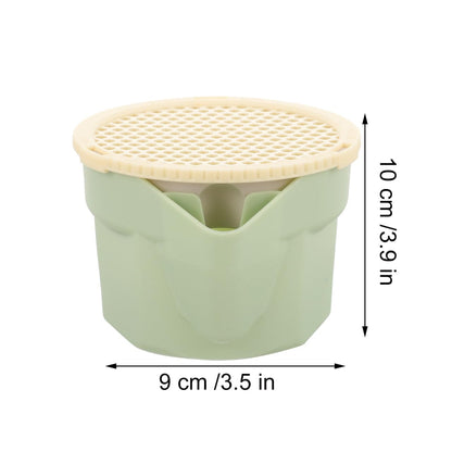 VICASKY Cat Grass Planter for Indoor Cats Seeds Kit Pot Hydroponic Cup: Soilless Catnip Growing Box for Indoor&Outdoor Kitten Use Wheat Cup with Removable Tray (Light Green)