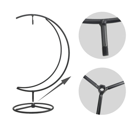 YY YEARCHY Ornament Display Stand Holder Home Wedding Decoration Rack for Hanging Glass Globe Air Plant Flower Pot Stand Iron Pot Hook Stand Terrarium Witch Ball