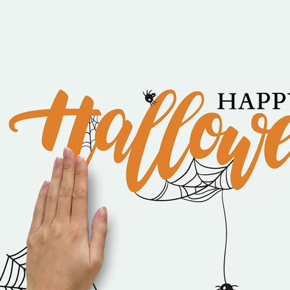 RoomMates RMK5085SCS Happy Halloween Quote Peel and Stick Wall Decal