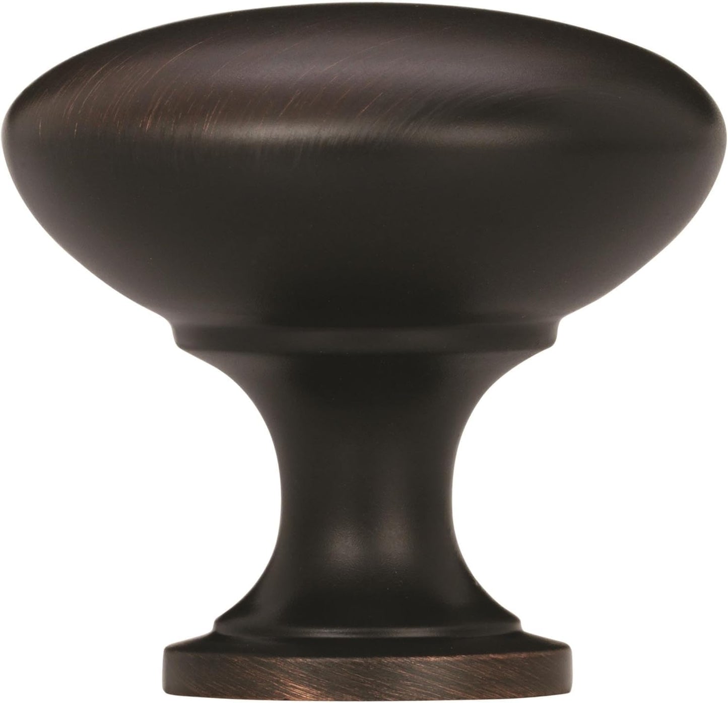 Amerock | Cabinet Knob | Oil Rubbed Bronze | 1-1/4 inch (32 mm) Diameter | Edona | 10 Pack | Drawer Knob | Cabinet Hardware