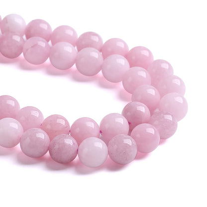 6MM 60PCS Kunzite Beads Round Loose Beads for Jewelry Making DIY Bracelet Necklace Crystal
