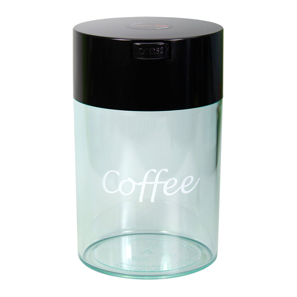 Coffeevac 1LB – Patented Airtight Container | Multi-use Vacuum Container Works as Smell Proof Containers for Ground Coffee and Coffee Bean Containers. White Floral