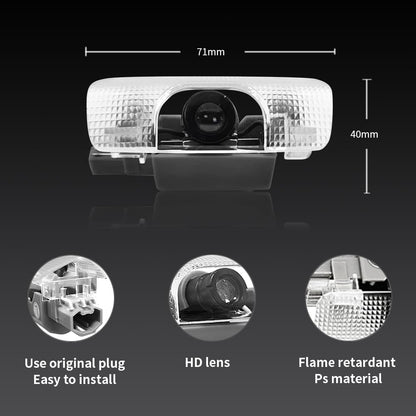 akarin 2 PCS LED Car Door Logo Lights Compatible for 4Runner 2010-present Blue Laser Welcome Light Puddle Lamp