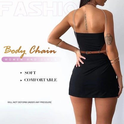 BODIY Fashion Harness Belt Plus Size Harness Waist Belts Punk Leather Body Harness for Women (Brown)