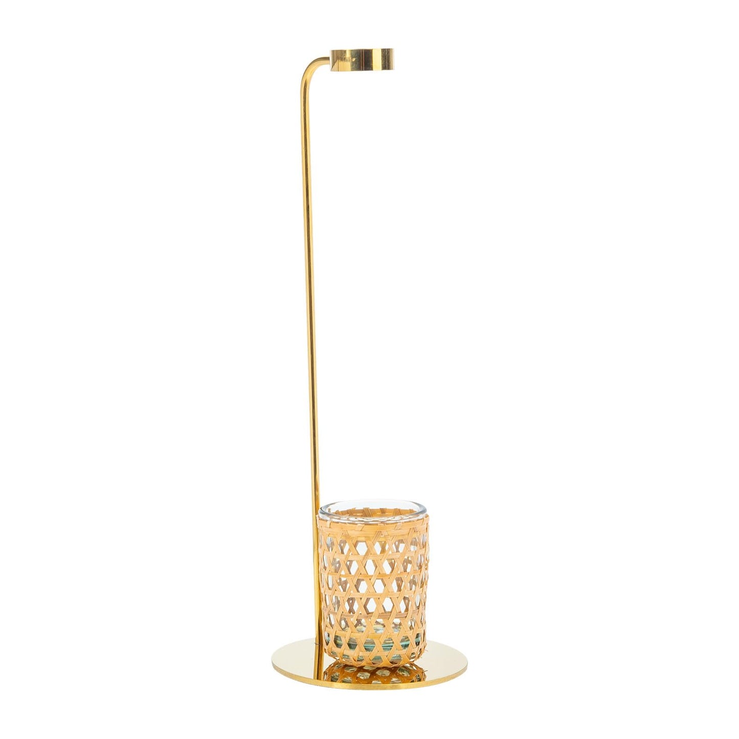 EXAOMBLE Hydroponic Vase with Glass Cup and Stand, Nordic Style Dried Flower Container Plant Terrarium for Home Decor,