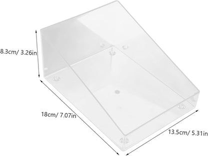 Happyyami Hamster Bathroom Chinchilla Dust Bath Small Animal Acrylic Bath Box Easy Cle