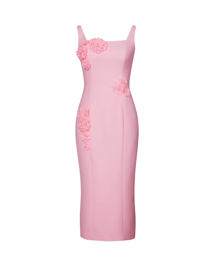 JW PEI Women's Garden Grace Sheath Midi Dress - Pink