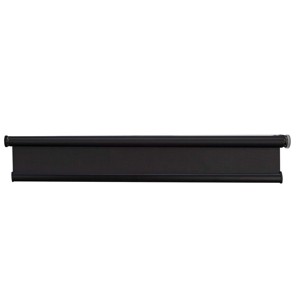 RecPro Black RV Roller Shades, Slow-Rise Blackout Window Cover, 62inW x 32inH, Polyester, Model 606345304744