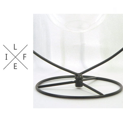 WOCTDTHW Ornament Display Stand Holder Iron Hanger for Chrismas Hanging Glass Globes (Love Shape 1 Pcs)