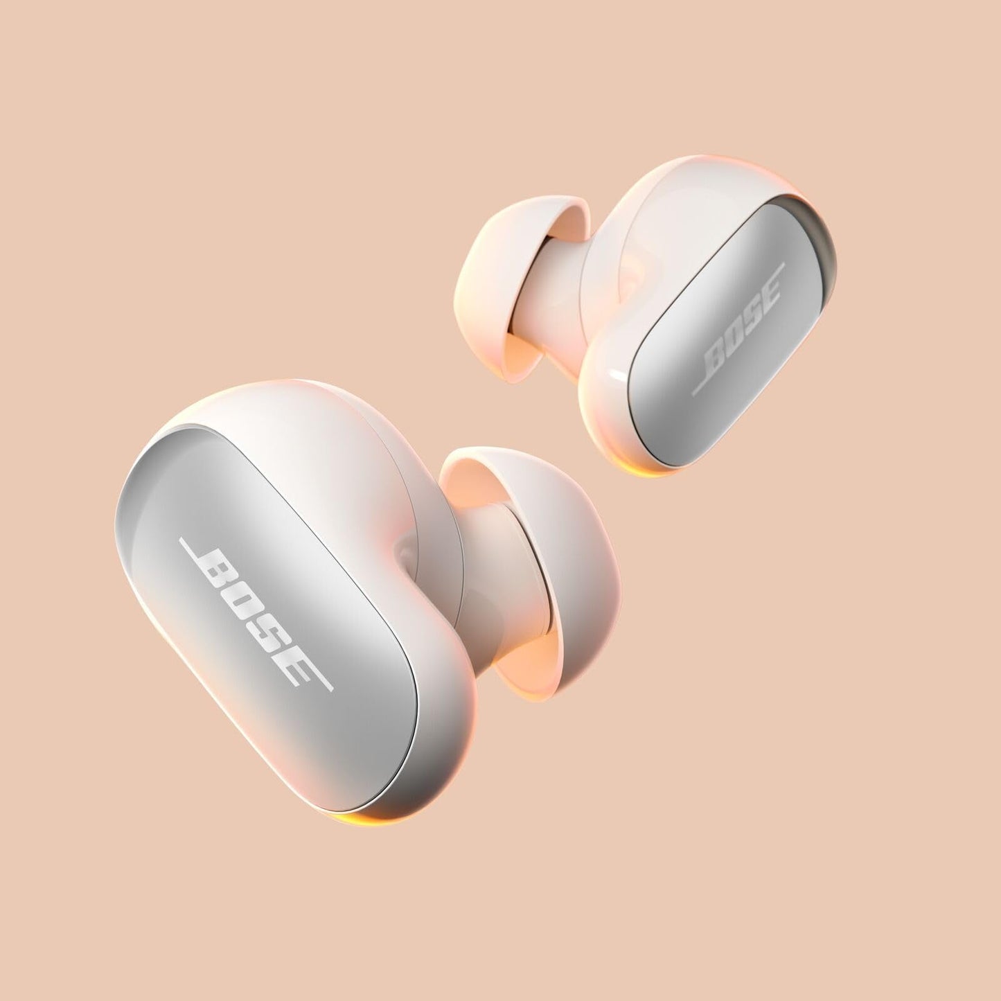 Bose QuietComfort Ultra Earbuds (2nd Gen) - Wireless Noise Cancelling Earbuds with Mic, Immersive Audio, USB-C Charging, Up to 6 Hours Battery, IPX4 Rating, White Smoke