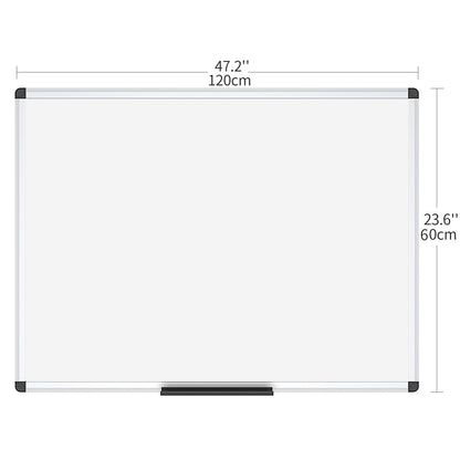 VIZ-PRO Magnetic Whiteboard/Dry Erase Board, 48 X 24 Inches, Includes 1 Eraser & 2 Markers & 4 Magnets