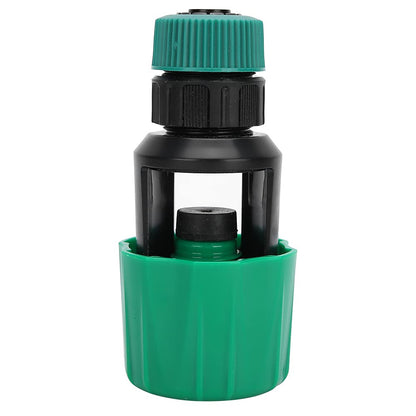 Water Connector Universal Tap to Garden Hose Pipe Connector, Mixer Kitchen Tap Adapter Faucet Adapter Hose Connector for Indoor, Outdoor, Garden, Patio, Watering Irrigation Tool (green)