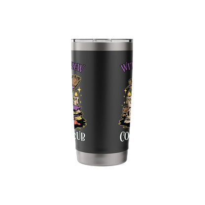 Halloween 20oz Travel Cup Bottle Spooky Witches Brew Coffee Stainless Steel Insulated Tumbler
