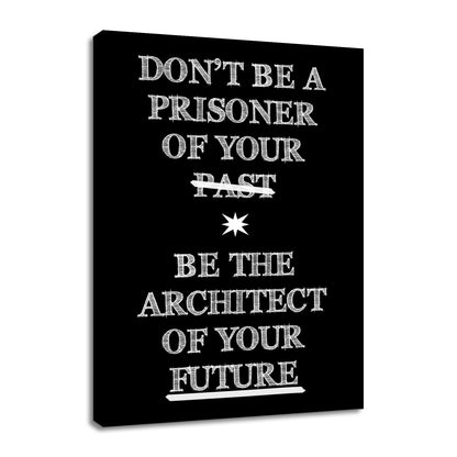 Motivational Canvas Wall Art Positive Sign Print Poster Successful Entrepreneur Quotes Picture Painting for Office Class Room School Wall Decoration Stretched and Framed [18''Wx24''H]