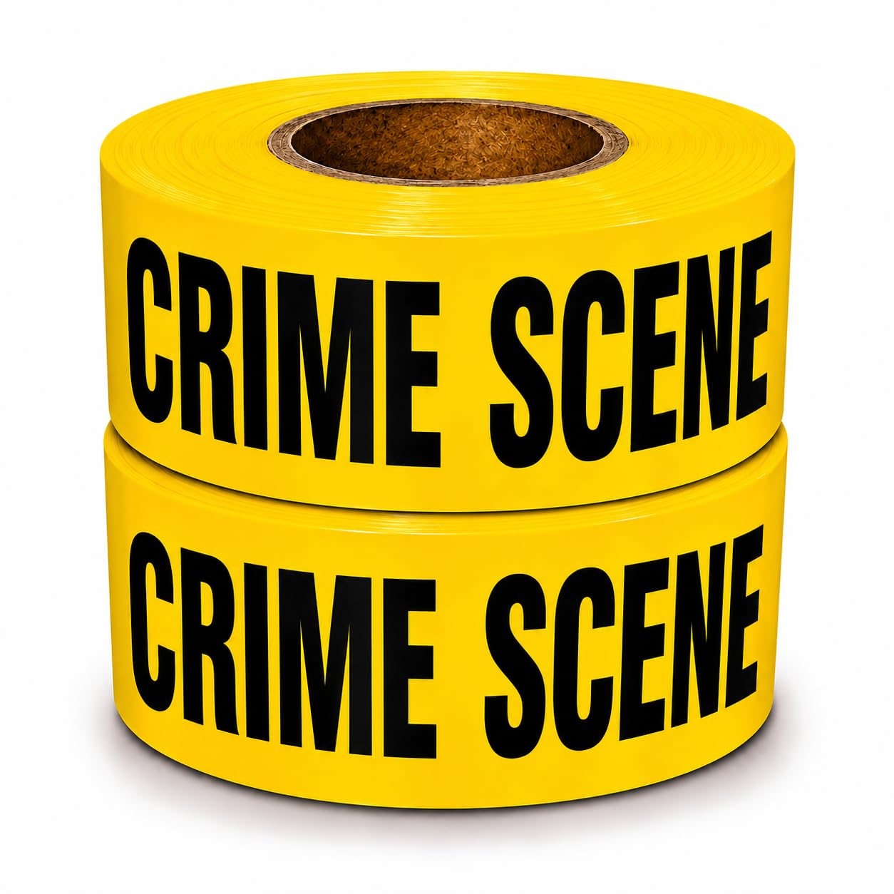 ATERET Crime Scene Do Not Cross Tape 2 Pack 3 inch x 1000 feet, Hazard Safety Tape, Construction Tape for Danger/Hazardous Area, Ideal Use for Halloween Decorations, Party, Work-Site