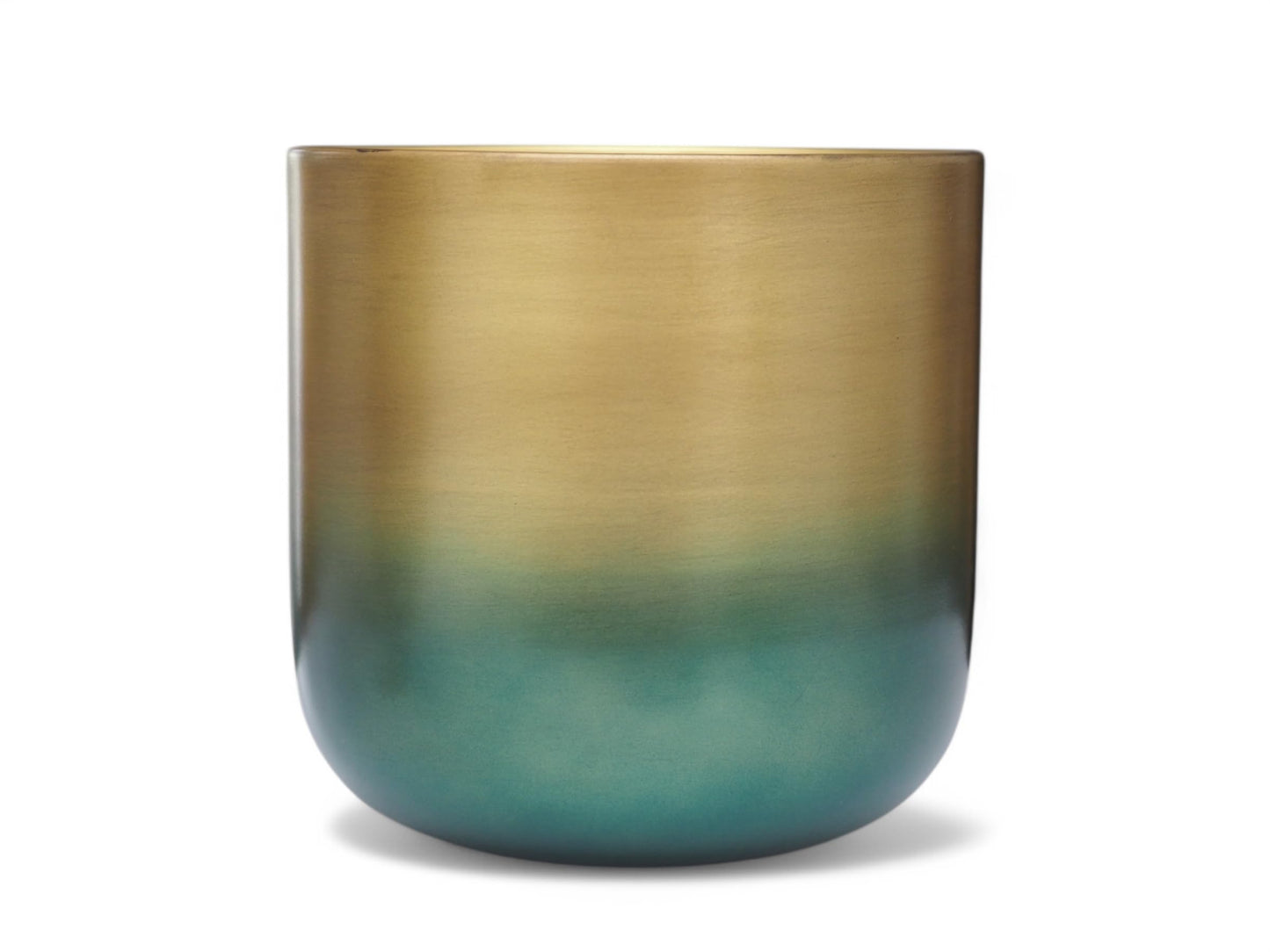 Set of 2 Luxury Brass Planters with Patina Finish – 10” & 8” Round Metal Indoor Plant Pots – Modern Decorative Flowerpots for Living Dining Room, Office, Balcony & Entryway – Stylish Home Décor Accent