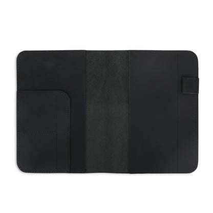 CestAntiQ, Leather Journal Cover | (5.75"x8.25") Notebook Medium A5 | Refillable Cahier | Leather Bound Journal cover for Travelers Writers | Gift for Anyone (Black)