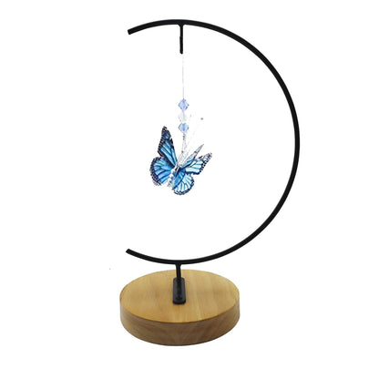 SGrace Ornament Display Stand Holder Home Wedding Decoration Rack for Hanging Glass Globe Air Plant Flower Pot Stand Iron Pothook Stand Terrarium Witch Ball (0.5)