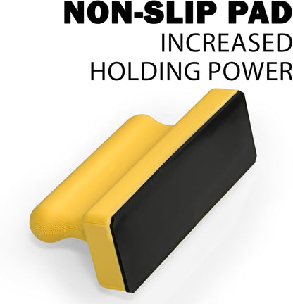 Glassboard Studio Mega Magnets - Neodymium - Heavy Duty, Colorful, Ergonomic, Ideal for Crafting, Quilting, and as Magnetic Knife Holders (12, Sunshine Yellow Pawn)