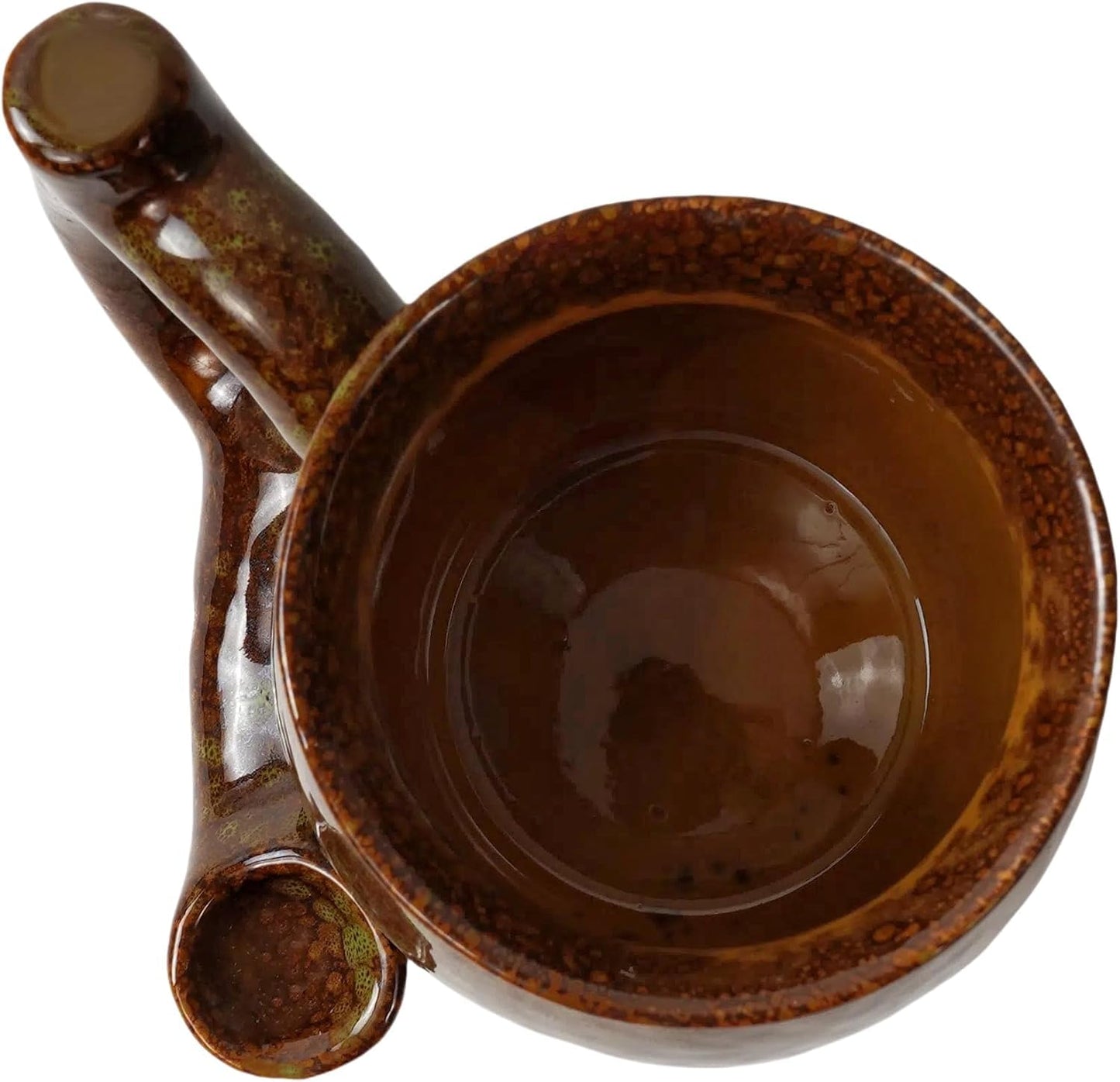 Treayes Ceramic coffee mugs, novelty coffee mugs - are the perfect choice for Christmas, Halloween, Father's Day, and birthday parties, and also make excellent gifts for coffee lovers.(Yellow)