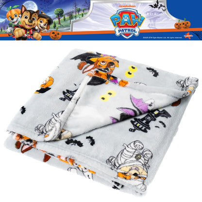 Franco Kids PAW Patrol Halloween Throw Blanket, Super Soft Cozy Plush Bedding, 50" x 70", (Officially Licensed Product)