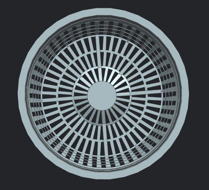 HORTIPOTS 5 Inch Net Pots Raised Center Bottom Mesh Side Round Cup with Free Reflective Top Lids (Pack of 50)